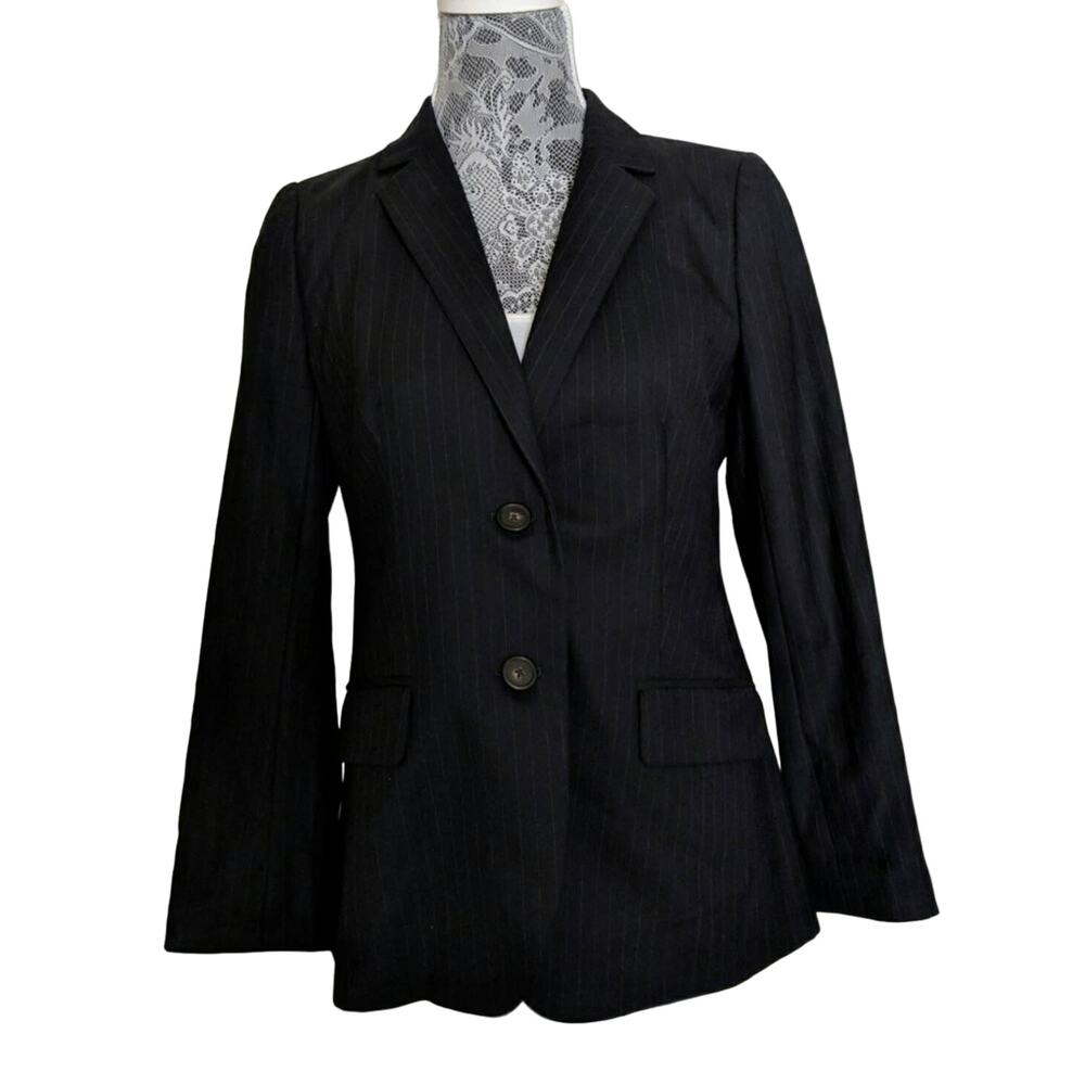J Crew Super 120s Pinstripe Blazer Career Office 6 New (See note)